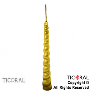 VELA 2317 TORNEADA ORO x 1